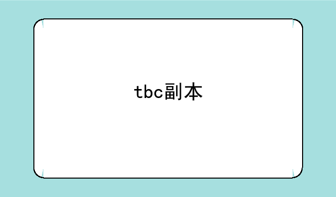 tbc副本