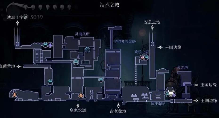 《空洞骑士》地图探索顺序推荐