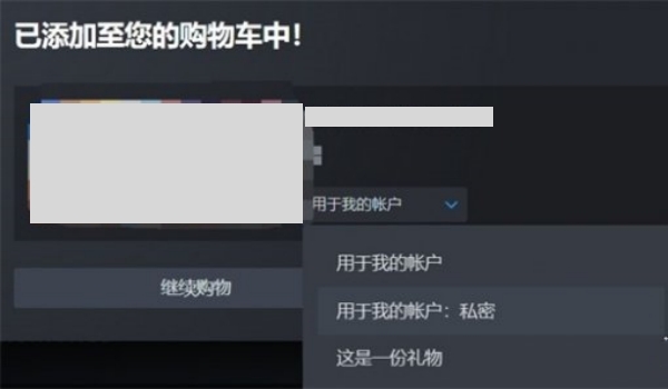 《steam》私密购买功能位置介绍