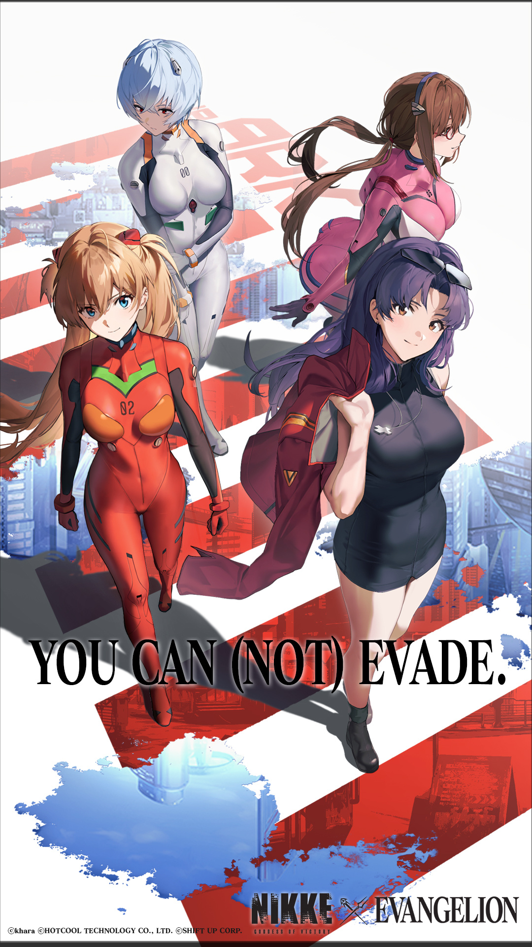 《胜利女神：妮姬》公开「EVANGELION」联动期间限定卡池预告明日香、绫波零和真希波登场