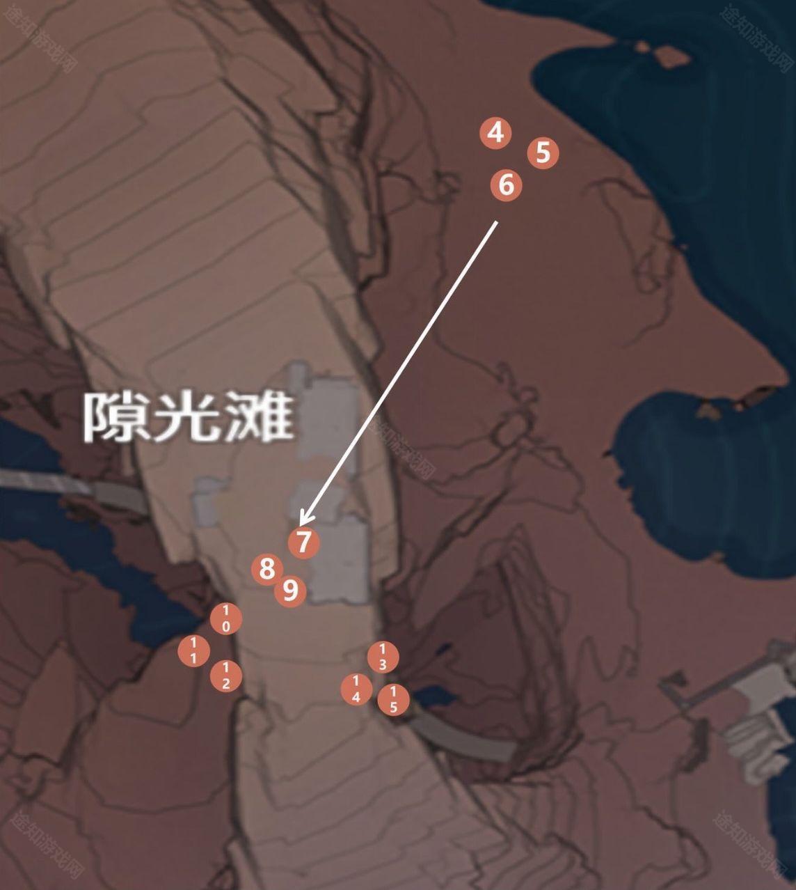 《鸣潮》雀翎果采集路线图